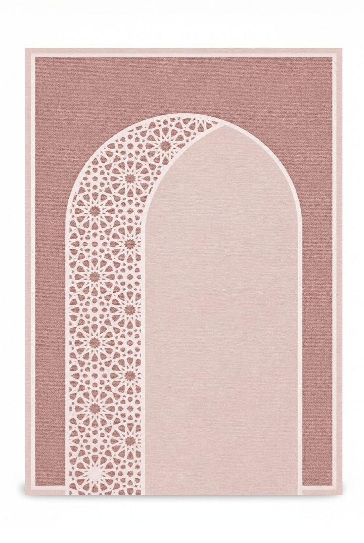 Lattice Arch (Blush) - Prayer Mat