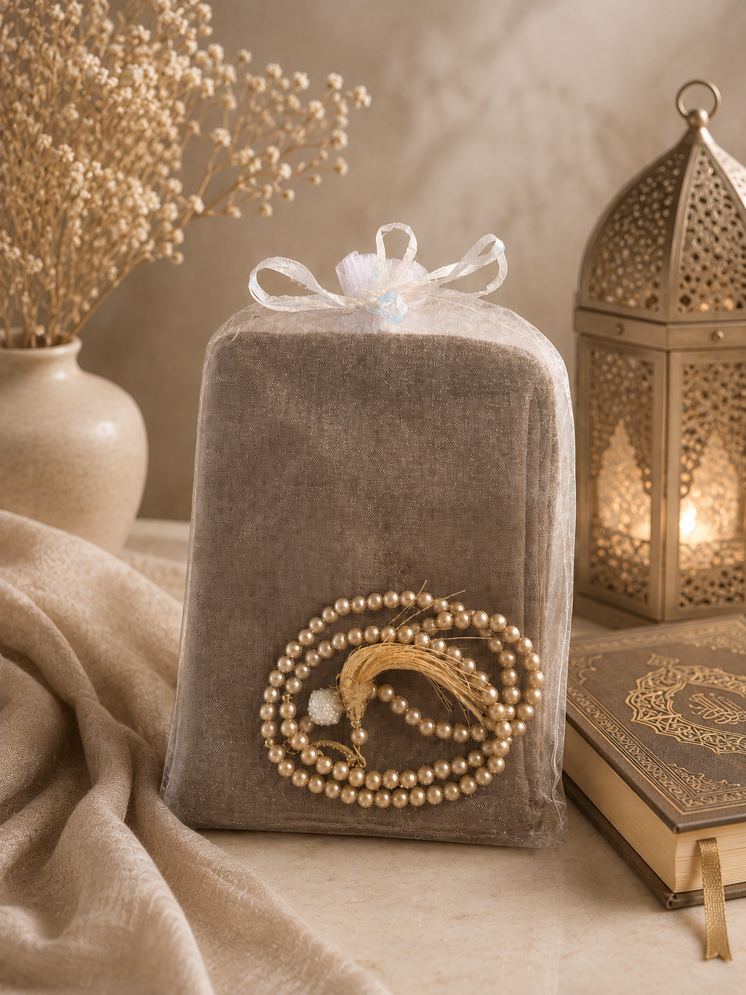 Eternal Grace Hijab & Tasbih Set -1106-
