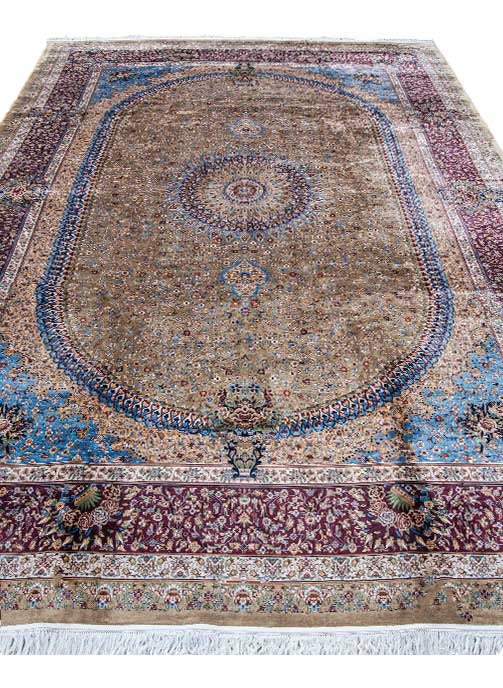 Silk Iranian Carpet 3*4 - SB017