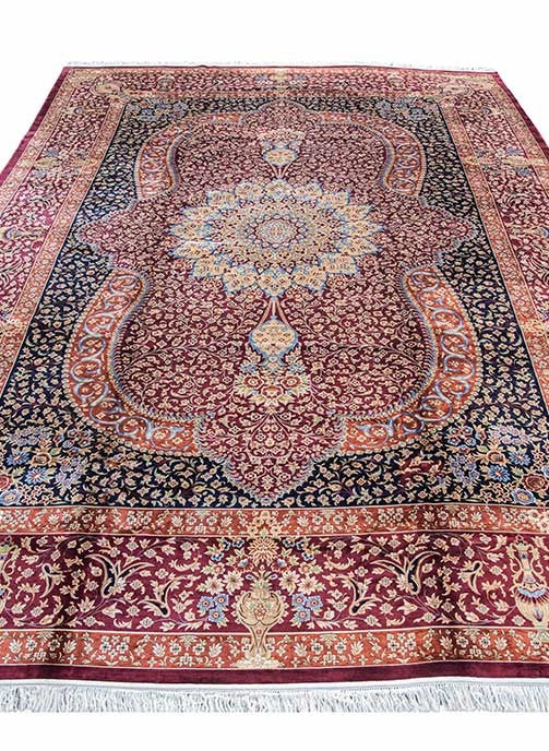 Silk Iranian Carpet 3*4 - SB014