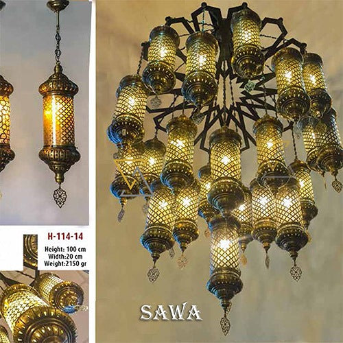 BIG ANTIQUE CHANDELIER