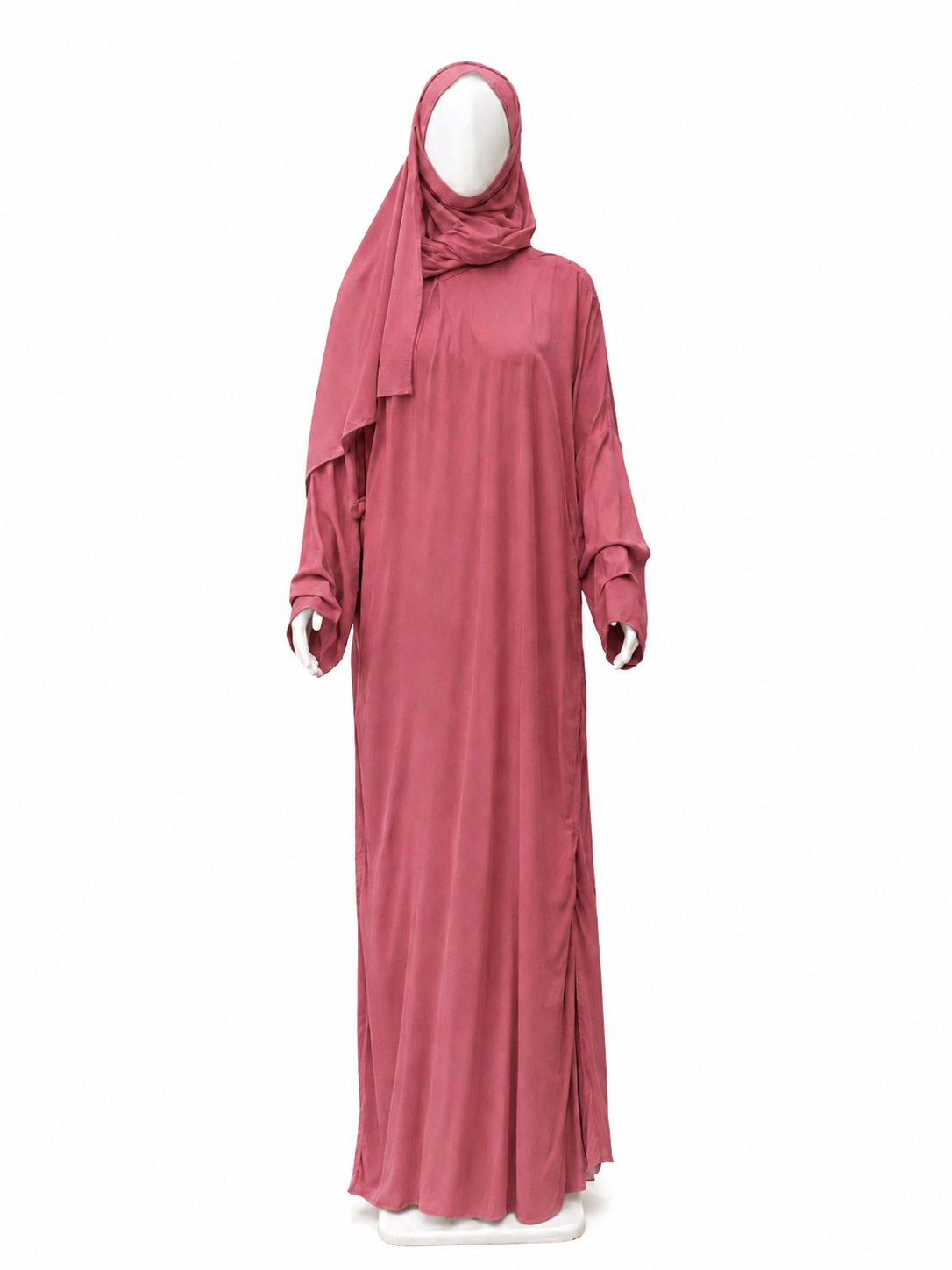 Safa Turkish Cotton Prayer Dress - Light Peach
