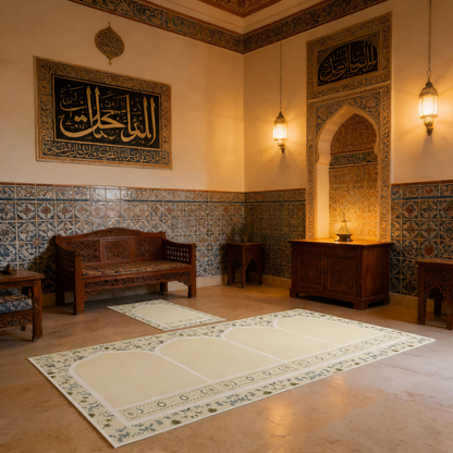 Luxurious Velvet Prayer Mat for 5 Person (Ds08)