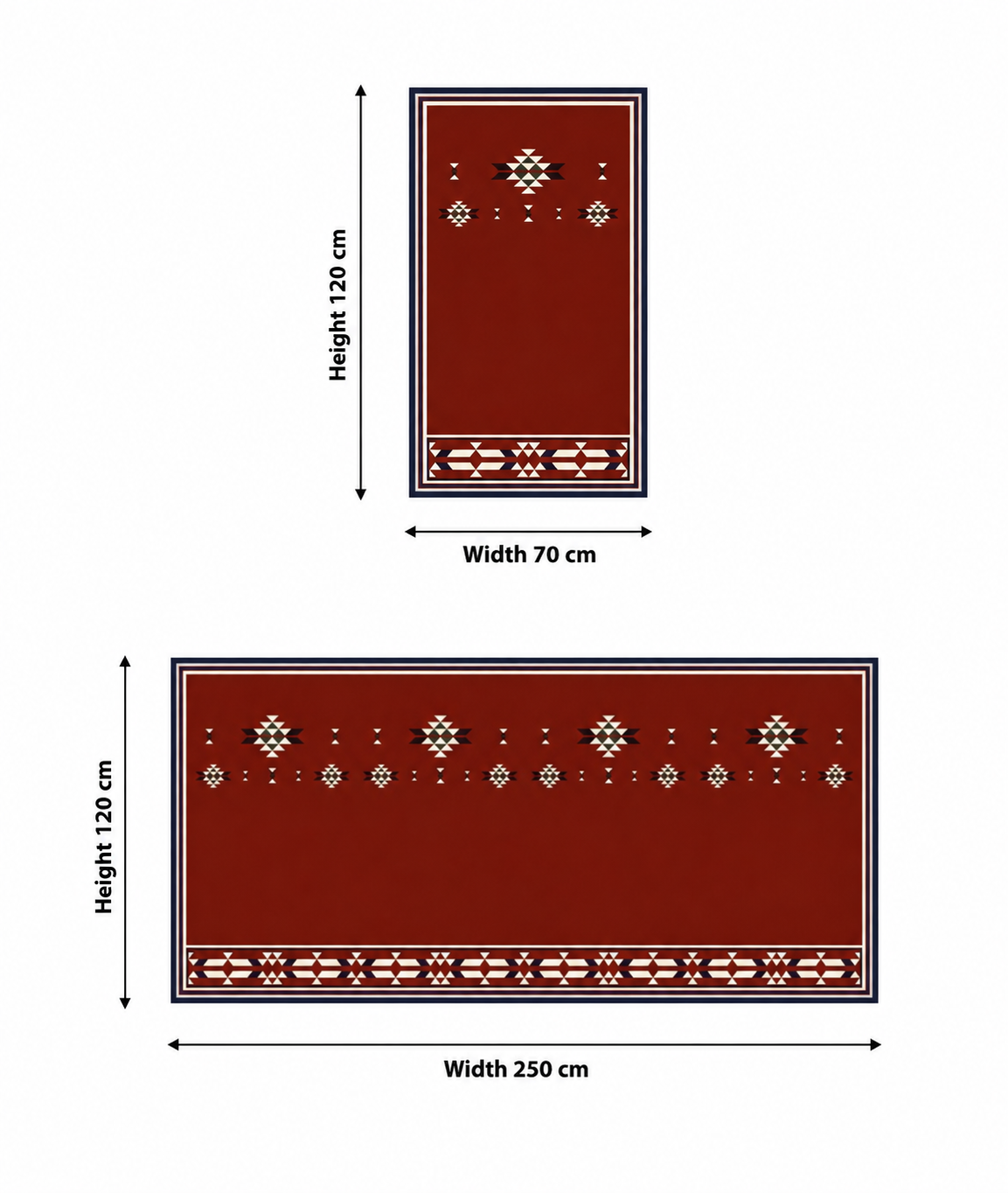 Luxurious Velvet Prayer Mat for 5 Person (Ds10)
